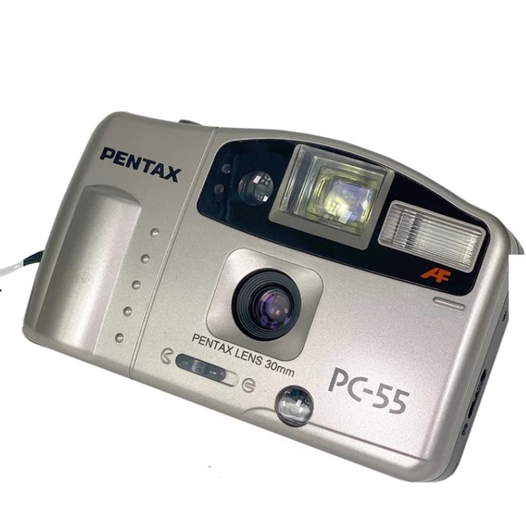 Pentax PC-55 35mm Film Camera 30mm Fixed Lens auto Rewind, New condition - Picture 11 of 12